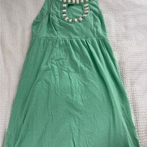 Lilly Pulitzer Mint Green Jeweled Halter Dress